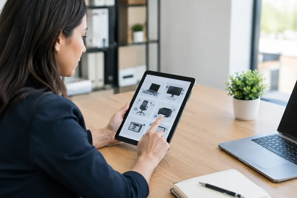 Inventario digital para controlar activos en sedes